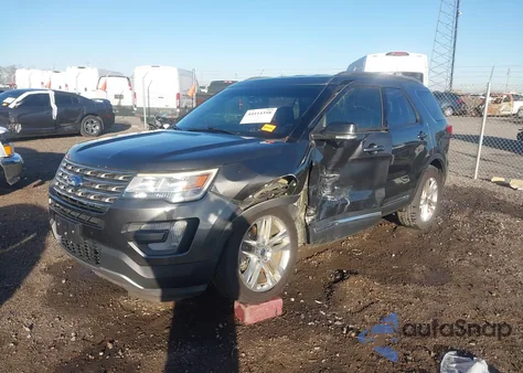 2017 Ford Explorer Xlt z USA, uszkodzony, nr VIN 1FM5K7D88HGA59224